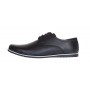 Pantofi barbati casual din piele naturala - Model Negru 880NBOX